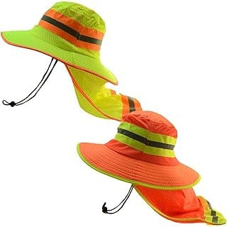 Hi Vis Hat with Flap
