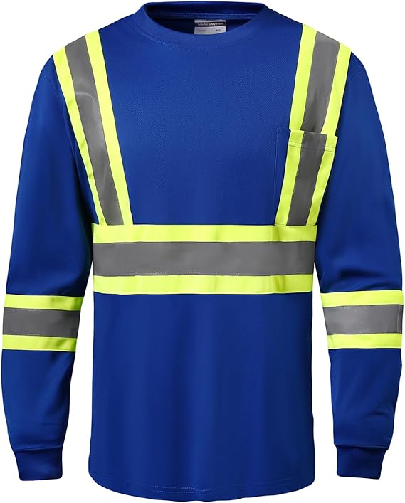 Hi Vis Long Sleeve Shirt with Tape