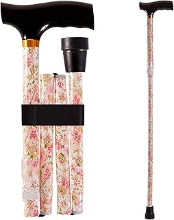 Floral foldable cane