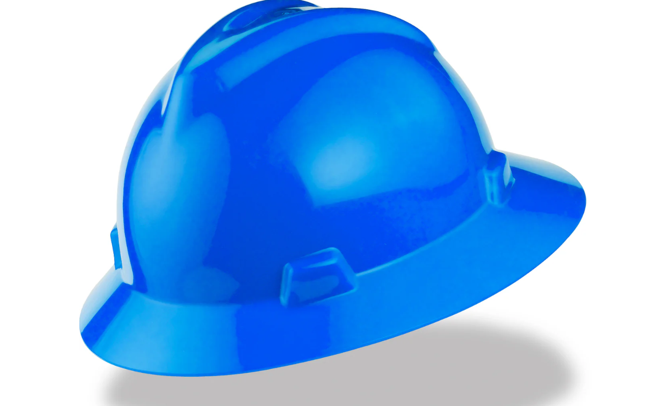 Full Brim Hard Hat- Blue