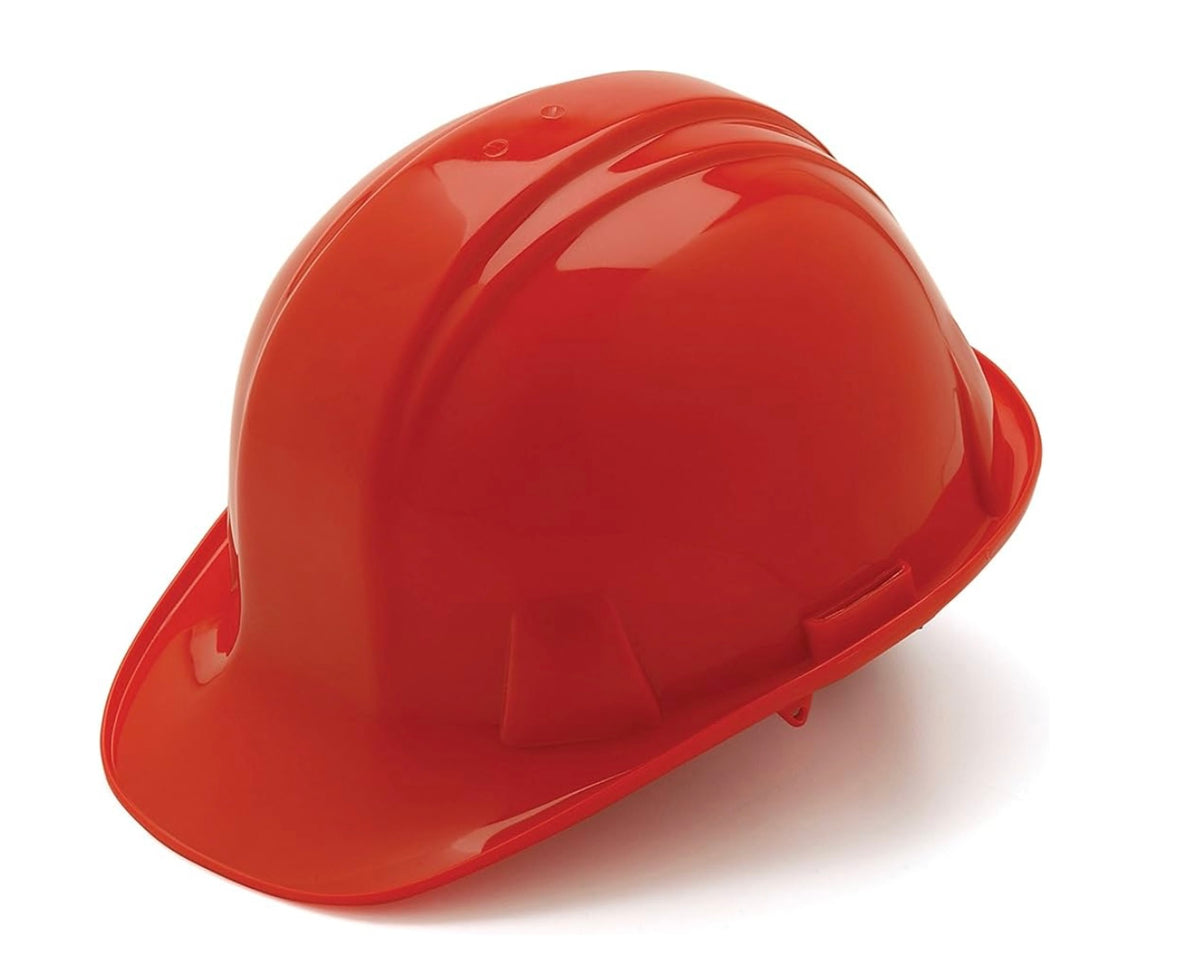 Hard hat with peak Red