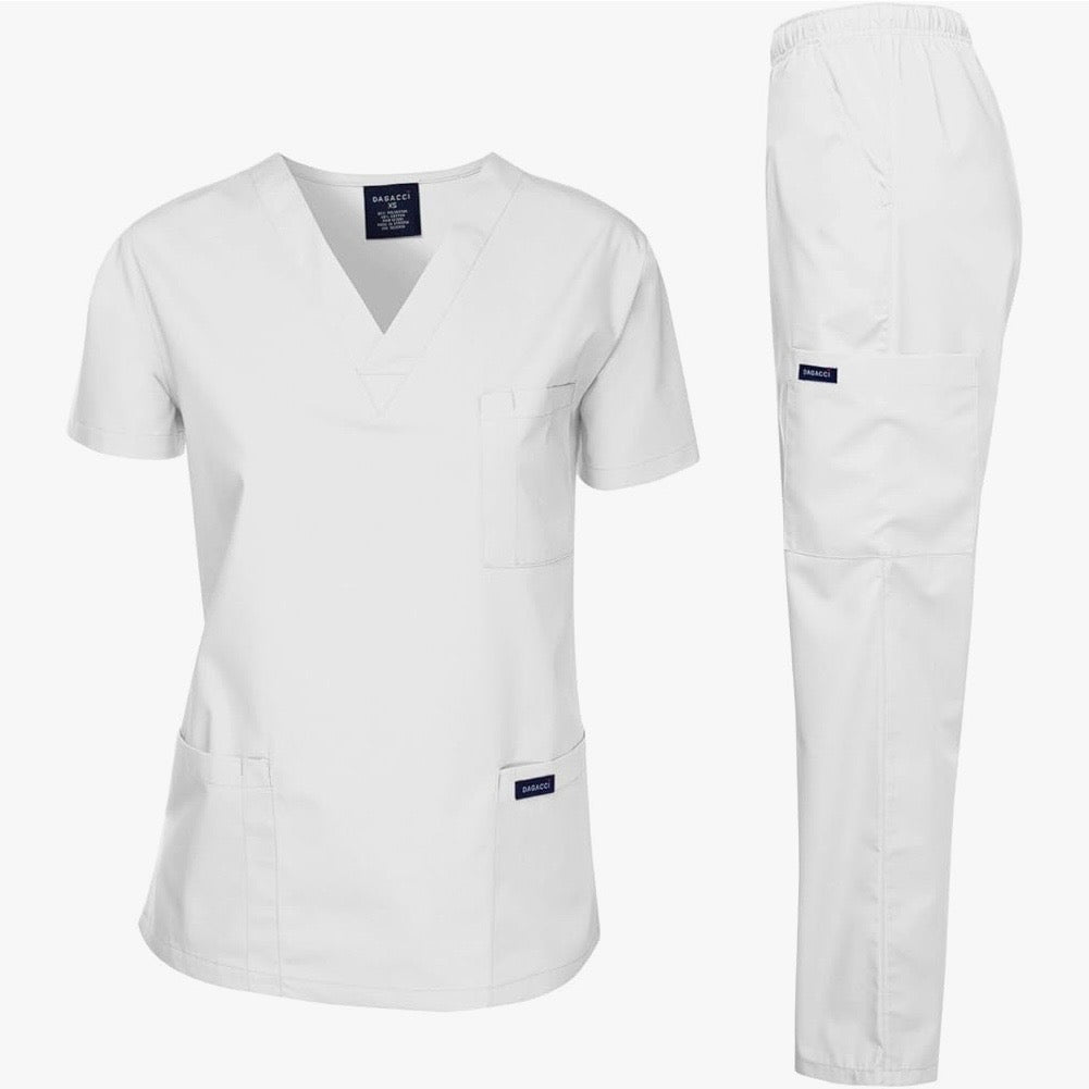 Scrub Set White