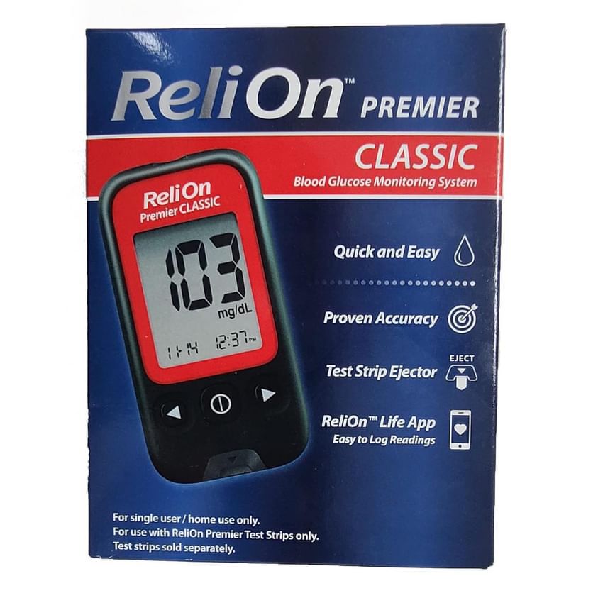 ReliOn Prime Glucose Monitoring System