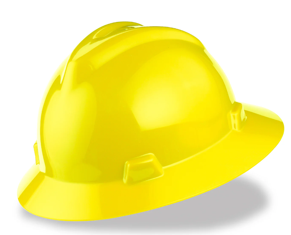 Full Brim Hard Hat- Yellow