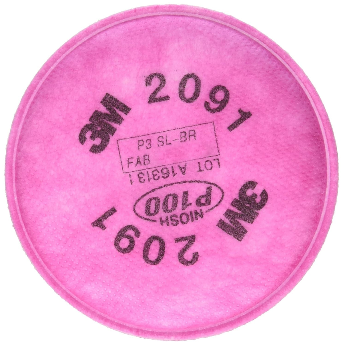 3M Particulate Filter P100 (2091/07000) Pink