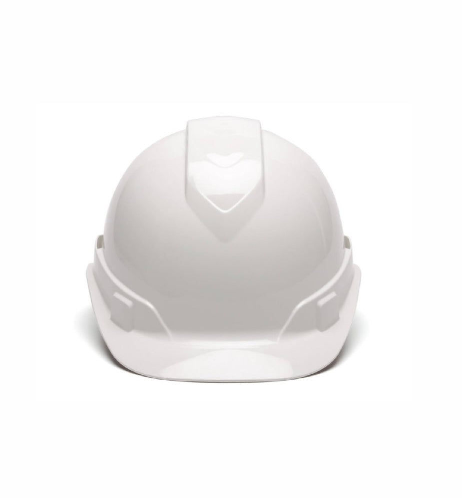 Hard Hat with Peak - White