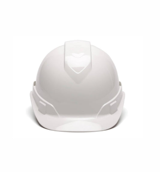 Hard Hat with Peak - White
