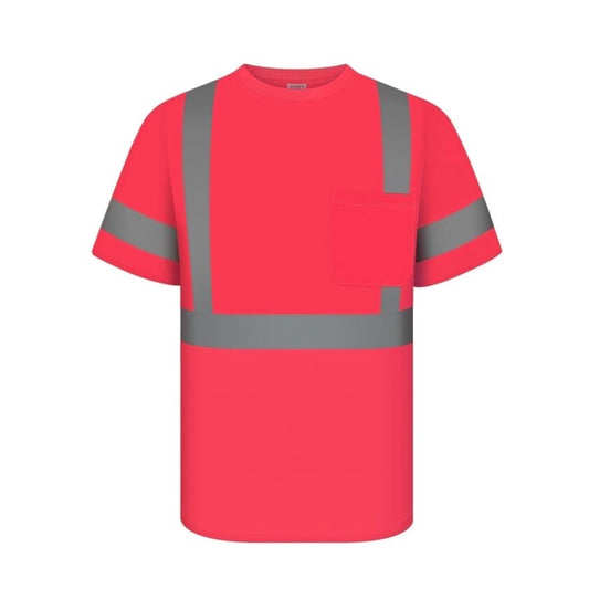 Hi Visibility Short Sleeve Pink