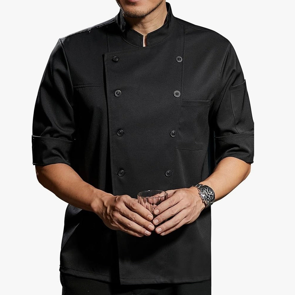 Chef Jacket Long Sleeve Black