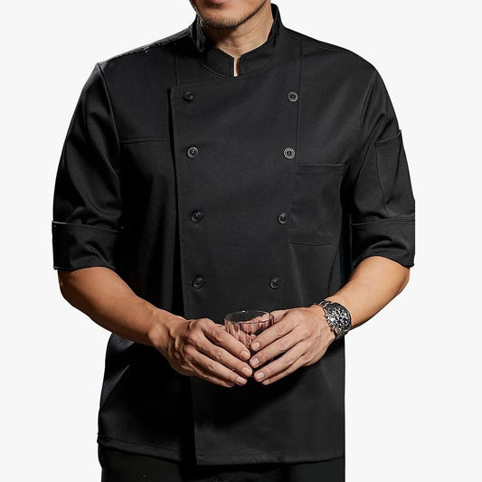 Chef Jacket Long Sleeve Black