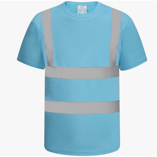 Hi Visibility Short Sleeve Light Blue