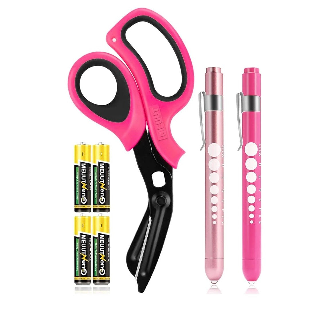 Medical Scissors & 2 Penlight Set