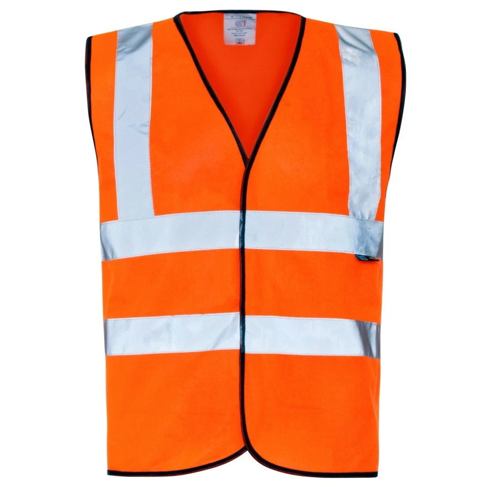 Hi Visibility Safety Vest-Orange
