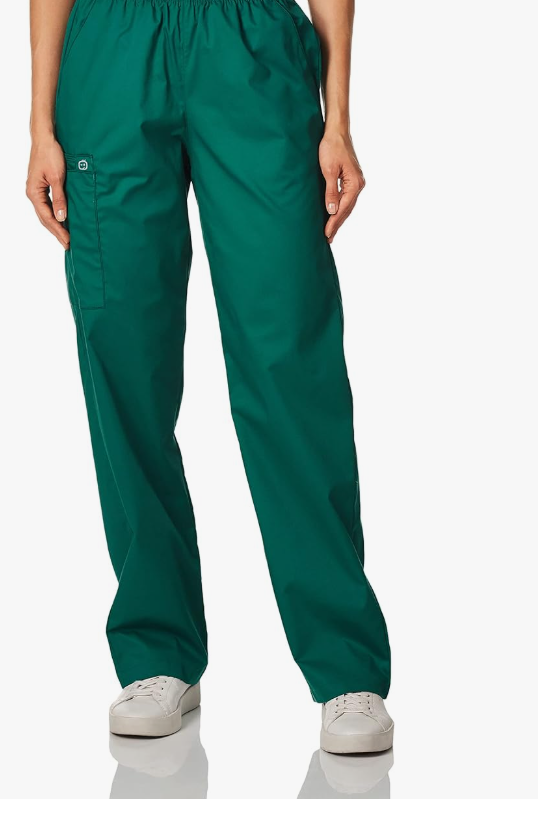 Scrub Pant- Forest Green