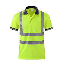 Hi Visibility Short Sleeve Polo Shirt- Lime