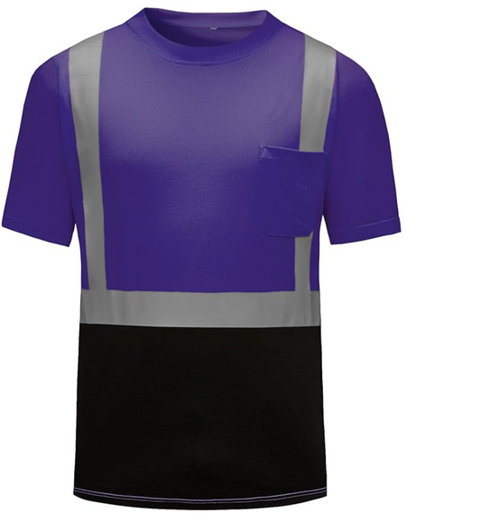 Hi Visibility Short Sleeve- Purple