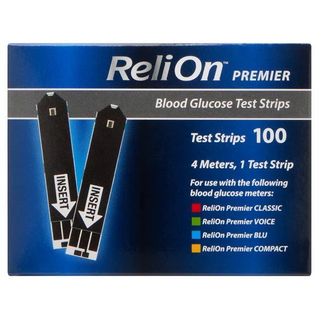 ReliOn Premier Glucose Test Strips