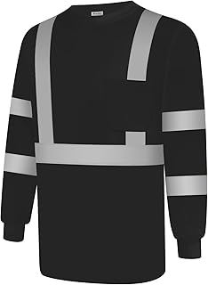Hi Visibility Long Sleeve Black