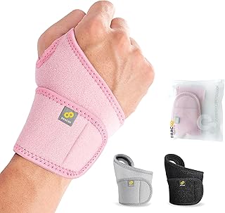 Pink wrist brace
